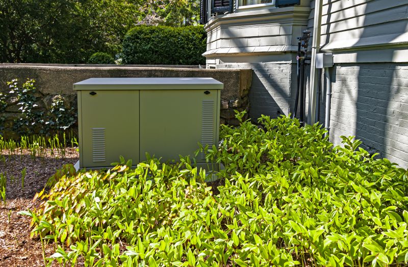 Generator Installed Near a House